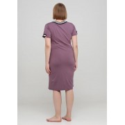 Лілова сукня-футболка Romeo Life однотонна 7303-25
